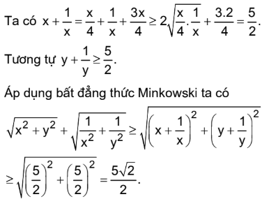 Bài tập 2 vận dụng Bất Đẳng Thức Minkowski vào giải hệ phương trình