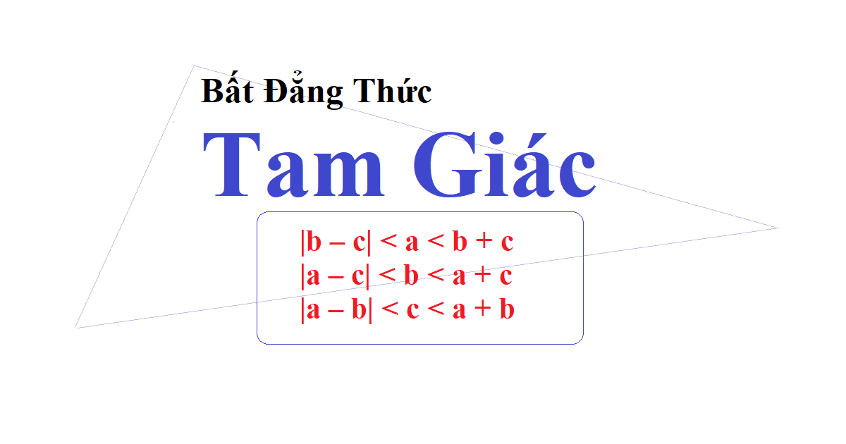 Bất đẳng thức tam giác