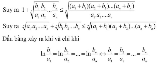 Chứng minh bất đẳng thức minkowski